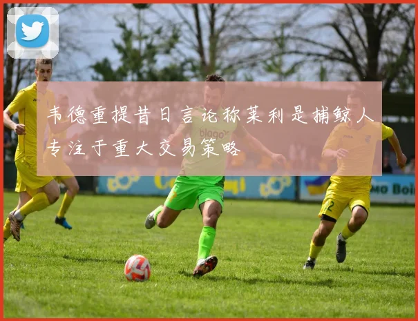 韦德重提昔日言论称莱利是捕鲸人专注于重大交易策略